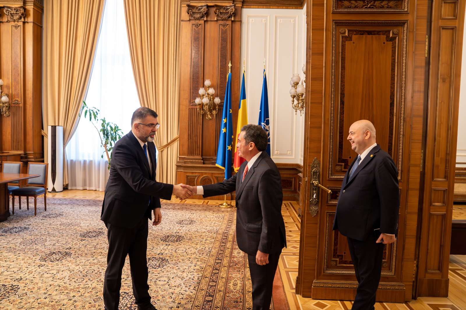 Întrevederea vicepreședintelui Senatului României, Robert Cazanciuc, cu președintele Curții Federale de Conturi a Braziliei, Vital do Rêgo